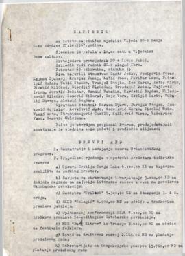 9. сједница Скупштине општине 