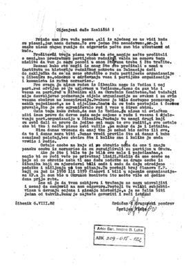 Шпрљан Вицко писмо за Митхада Козличића