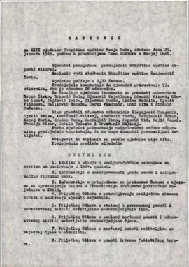 22. сједница Скупштине општине