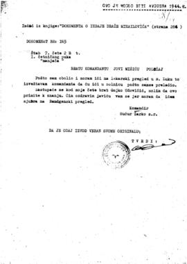 Извод из „Документи о издаји Драже Михаиловића“