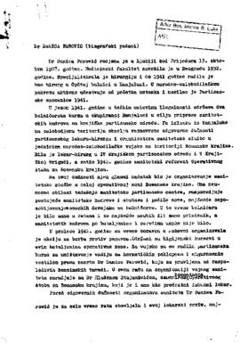 Др Даница Перовић