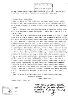 Вицко Крстуловић писма за Митхада Козличића